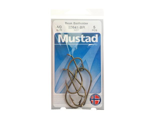 Mustad Krok - 5 pk 92641-BR - 4/0 - 42mm 