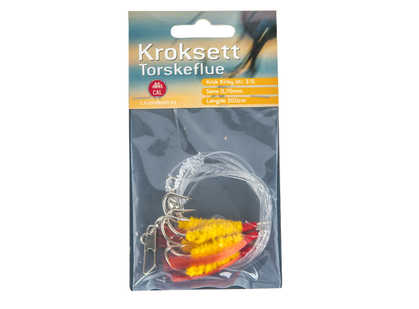 Osean  Torskeflue Kroksett - 5 stk - 3/0 