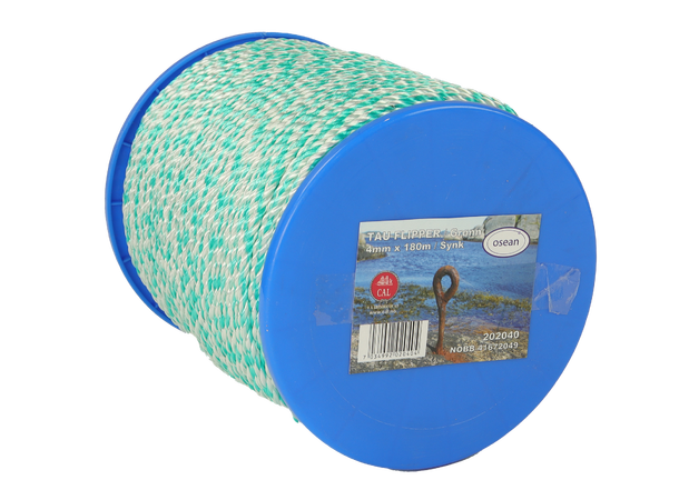 Flipper Line - Grønn 4 mm - 180m - Spole 