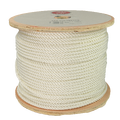 Tau Polyester - Hvit 8 mm - 200m - Spole