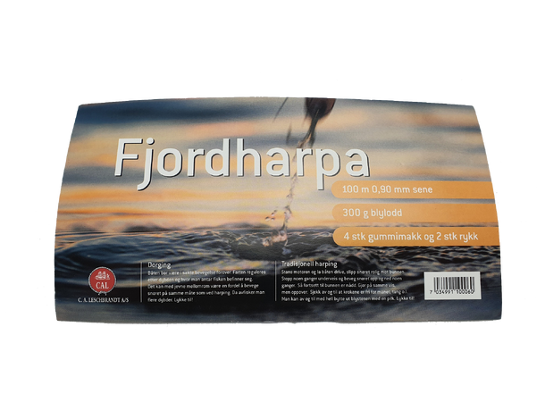 CAL Fjordharpe 3 stk Gummimakk, 2 stk rykk - 300gr 