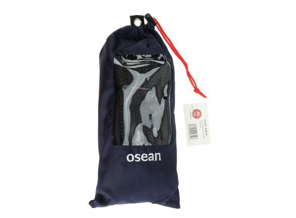 Fortøyningstau m/øye - Sort 14 mm - 6m - Flettet 