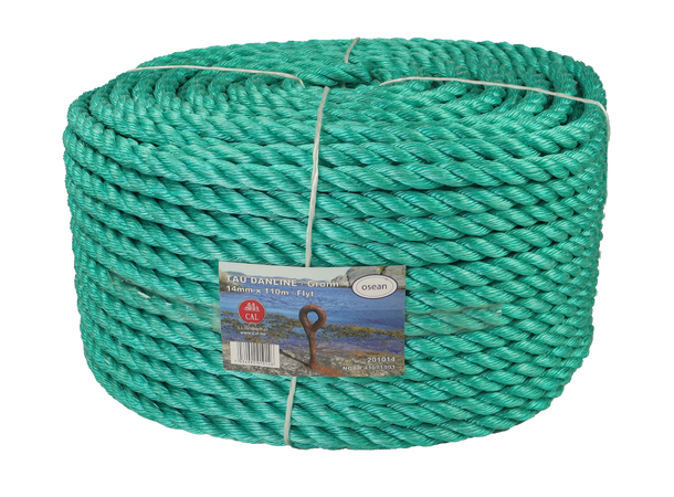 Tau PP Danline - Grønn 14 mm - 110m - Kveil 