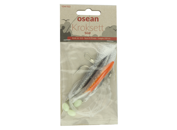 Osean  Sild Kroksett - 3 stk - 5/0 