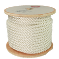 Tau Polyester - Hvit 16 mm - 53m - Spole