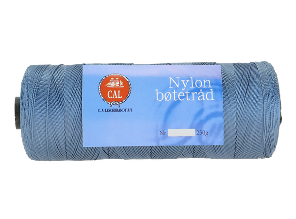 Bøtetråd Nr 3 - Blå Nylon - 0,55 mm - Spole 