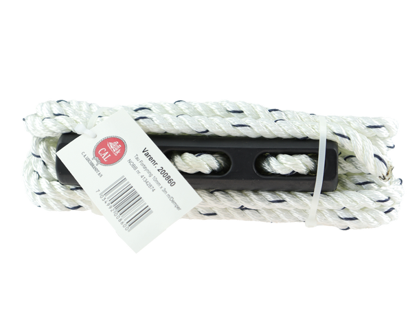 Fortøyningstau m/rykkdemper 10 mm - 3m 