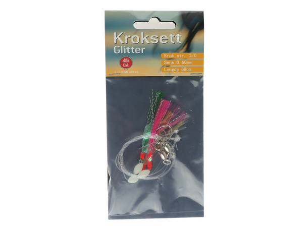 Osean  Glitter Kroksett - 3 stk - 3/0 