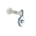 CAL Blokk m/ Nylonhjul - Enkel Sinklegering - 15mm - 5mm tau