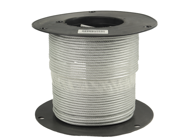 Wire PVC belagt 3-4MM, 100M spole 