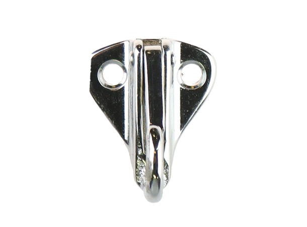 CAL Fenderfeste m/ clips - Liten Forkrommet messing 