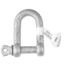 CAL Sjakkel D Galvanisert - 3/8" - 10 mm