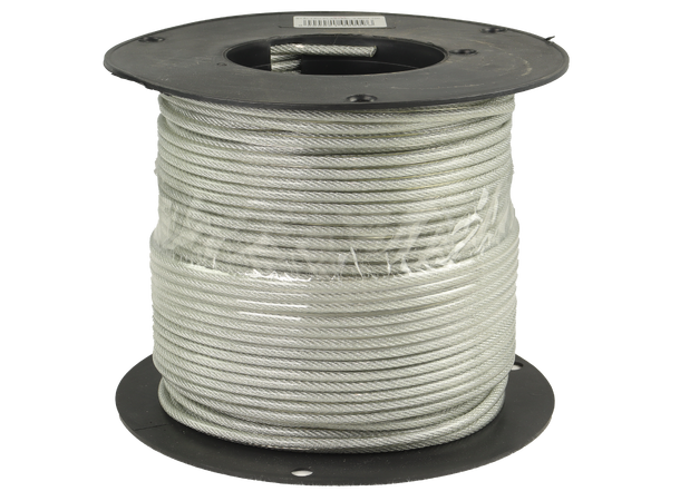 CAL Wire PVC belagt PVC / Galvanisert - 3-5 mm - 100 meter 