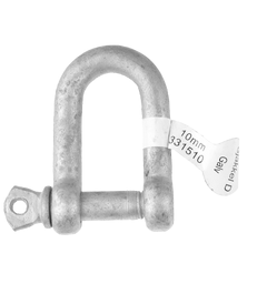 Sjakkel D galv.3/8" 10mm