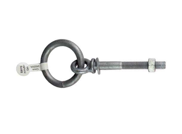 CAL Båtring m/ løs ring Galvanisert stål - 12x100 mm 