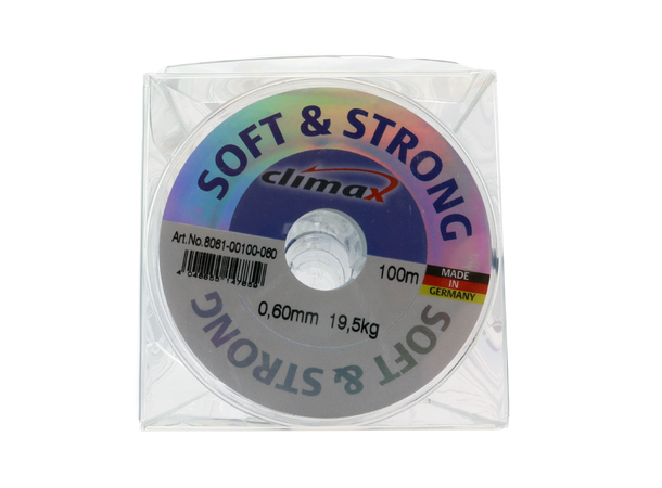 Climax Soft & Strong sene - 100m - 5pk Mulitpack - 19,5kg - 0,60mm 