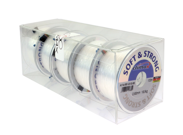 Climax Soft & Strong sene - 100m - 5pk Mulitpack - 19,5kg - 0,60mm 
