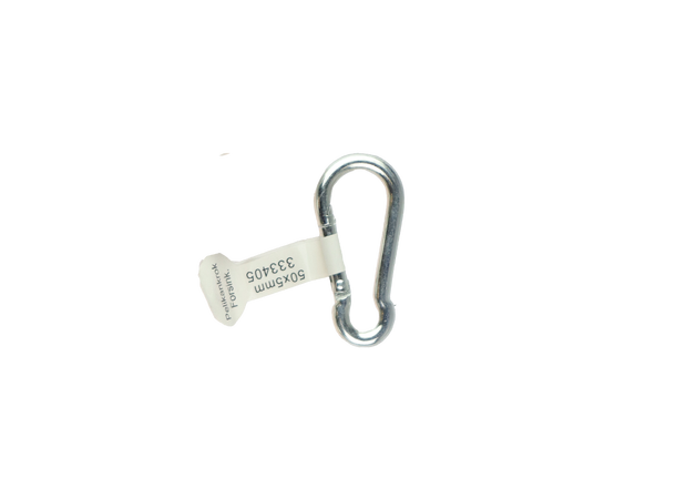 CAL Karabinkrok Forsinket stål - 50x5 mm 