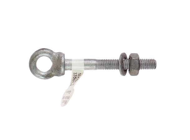 CAL Øyebolt fast m/ mutter Galvanisert stål - 10x75 mm 