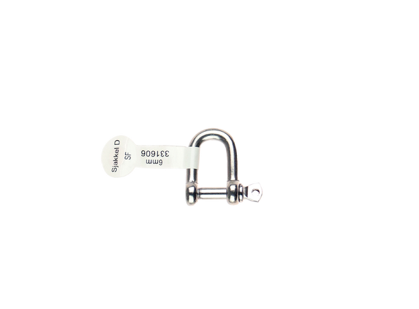 CAL Sjakkel D Syrefast - 1/4" - 6 mm 