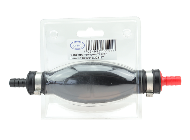 Bensinpumpe for bensinslange Gummi - motorer opp til ca 20-25hk 