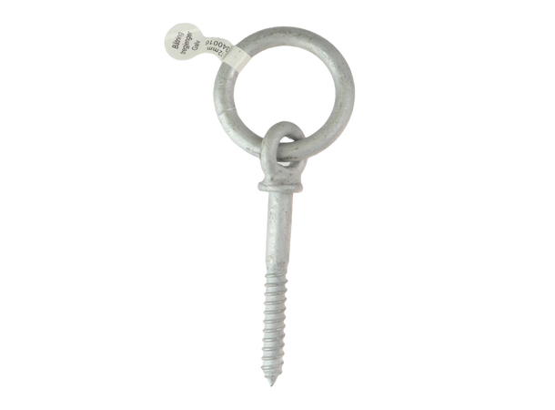 CAL Båtring m/ løs ring og tregjenger Galvanisert stål - 12x100 mm 