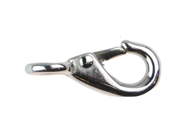 CAL Karabinkrok Nr.0 Forkrommet messing - 10x55 mm 