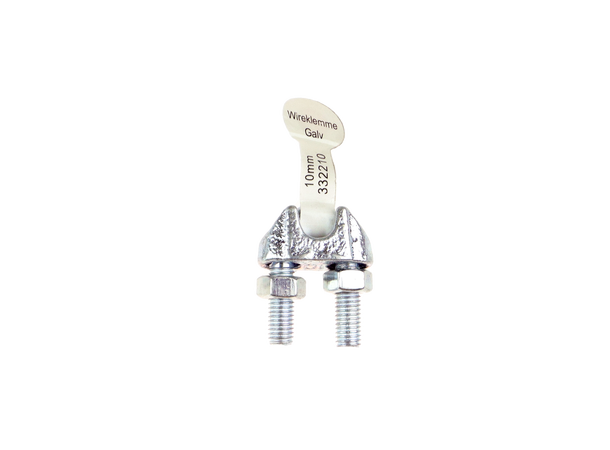 CAL Wireklemme Galvanisert - 3/8" - 10 mm 