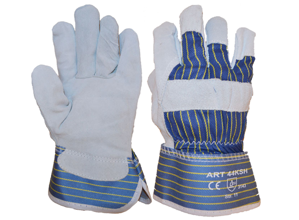 Arbeidshanske Oksespalt Hanske m/mansjett 10/XL 