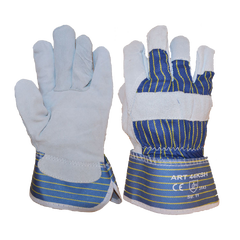 Arbeidshanske Oksespalt Hanske m/mansjett 10/XL