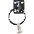 CAL Ringplate m/ l&#248;s ring Rustfri - 6x40 mm