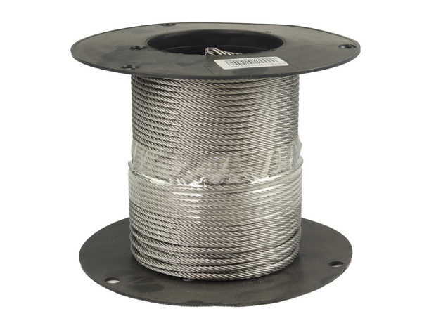 CAL Wire - 7X19 - Spole Syrefast - 4 mm - 50 meter 