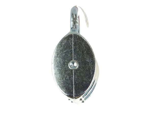 CAL Blokk m/ Nylonhjul - Dobbel Sinklegering - 50 mm - 12mm tau 