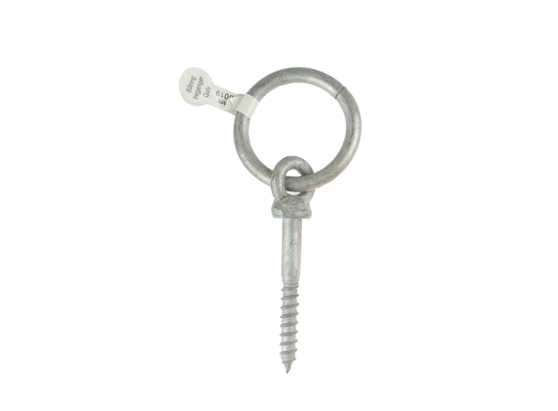 CAL Båtring m/ løs ring og tregjenger Galvanisert stål - 10x75 mm 