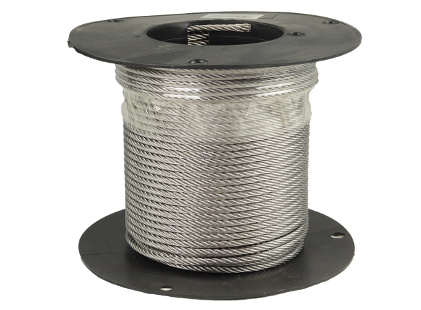 CAL Wire - 7X19 - Spole Syrefast - 5 mm - 50 meter 