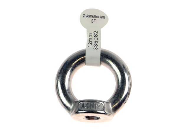 CAL Øyemutter løft Syrefast - 12 mm 