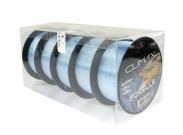 Sene Climax Sp. Ørret 0,23mm 4,3kg, 450m Lys blå