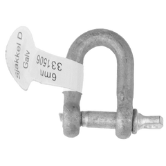 CAL Sjakkel D Galvanisert - 1/4" - 6 mm