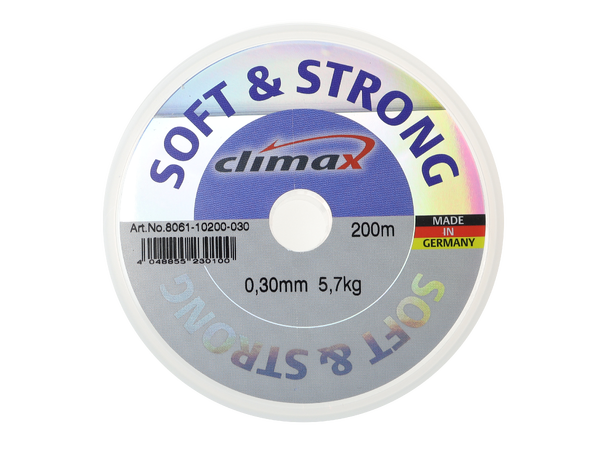 Climax Soft & Strong sene - 200m Singlepack -  5,7kg - 0,30mm 
