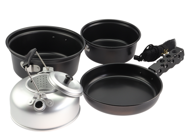 BÅL Non-stick Kokesett Aluminium - 4 deler 