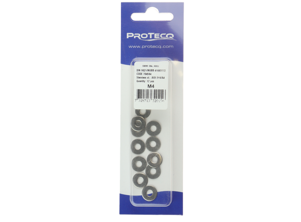 Skive DIN 9021 A4 - 4mmx12mm ( 12stk) 
