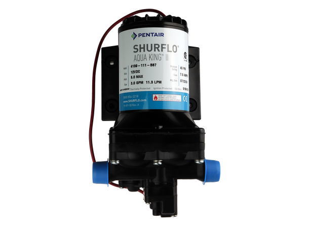Shurflo Trykkvannspumpe 12V - 3,8 bar - 11,3 l/min 