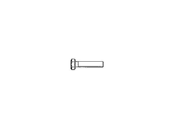 Bolt med mutter - 4 pk A4 6x25mm 4pk 