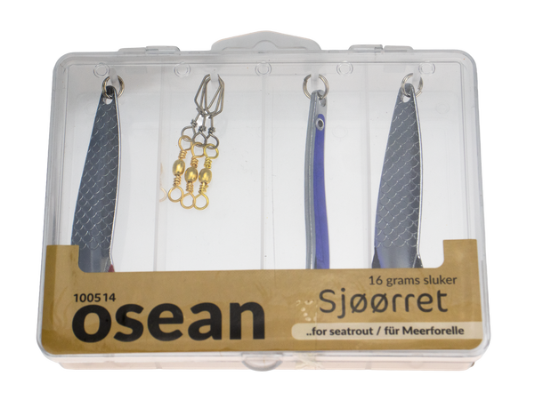 Osean sluksett Sjøørret - 3pk 16gr 