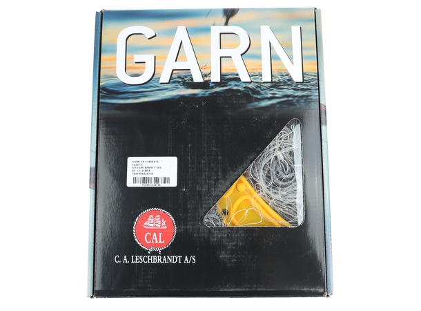 CAL Flyndregarn - Nylon nr 1,5 Blå - 50x1,25 meter - 70 mm 