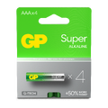 GP Super Batteri AAA - 4stk LR-03