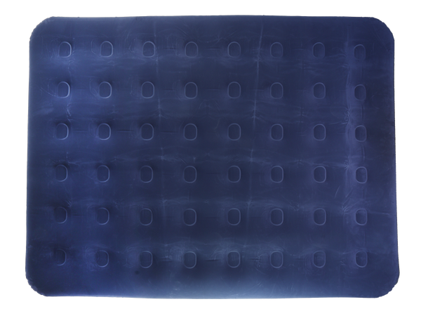 Luftmadrass Velur Queen Blå - 203x152x22 cm 