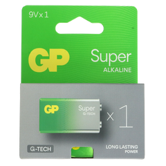 GP Super Batteri 9V - 1pk 6LF22