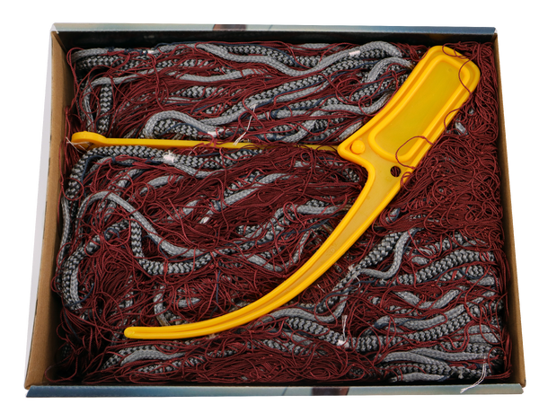 CAL Trollgarn - Nylon nr 3 Rødt - 27,5x1,8 meter - 63 mm 