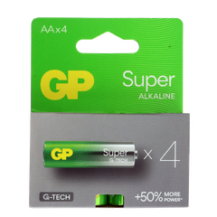 GP Super Batteri AA - 4stk LR-06 - AA